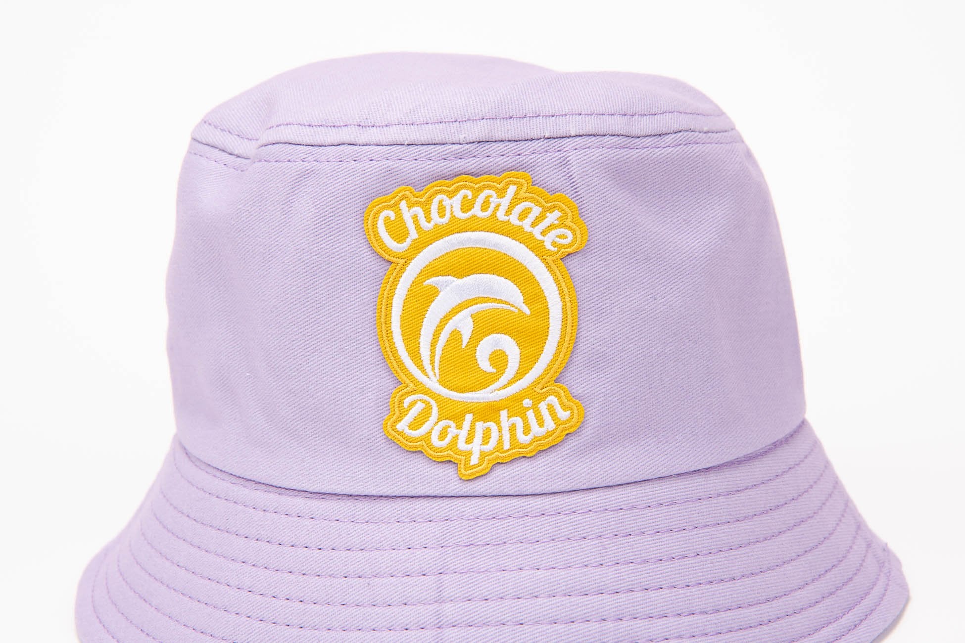 Purple Bucket Hat w/ Gold Patch