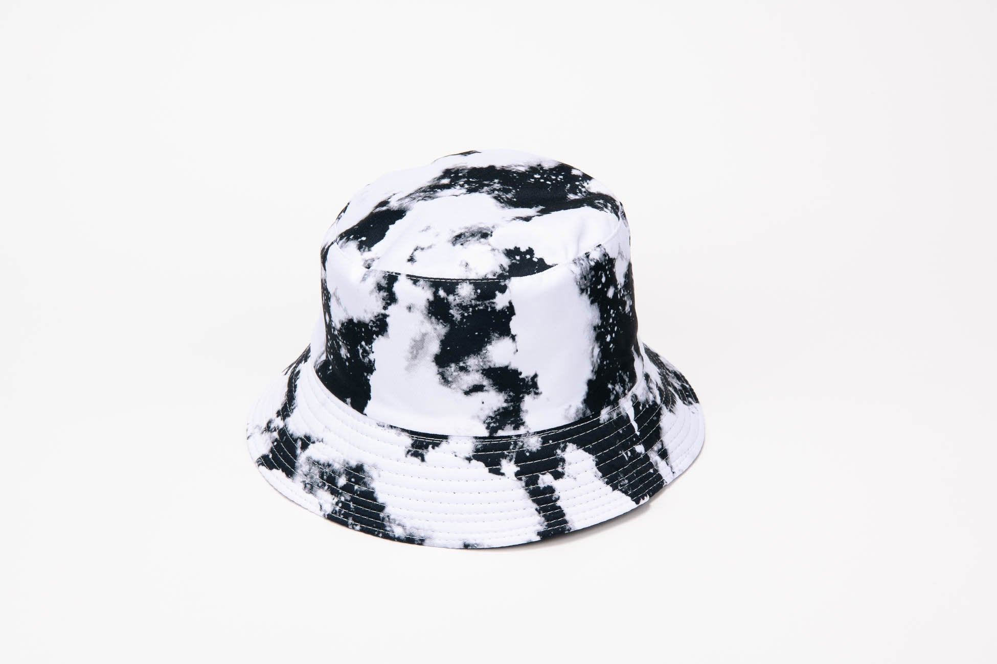 Marble Bucket Hat w/ Black Patch