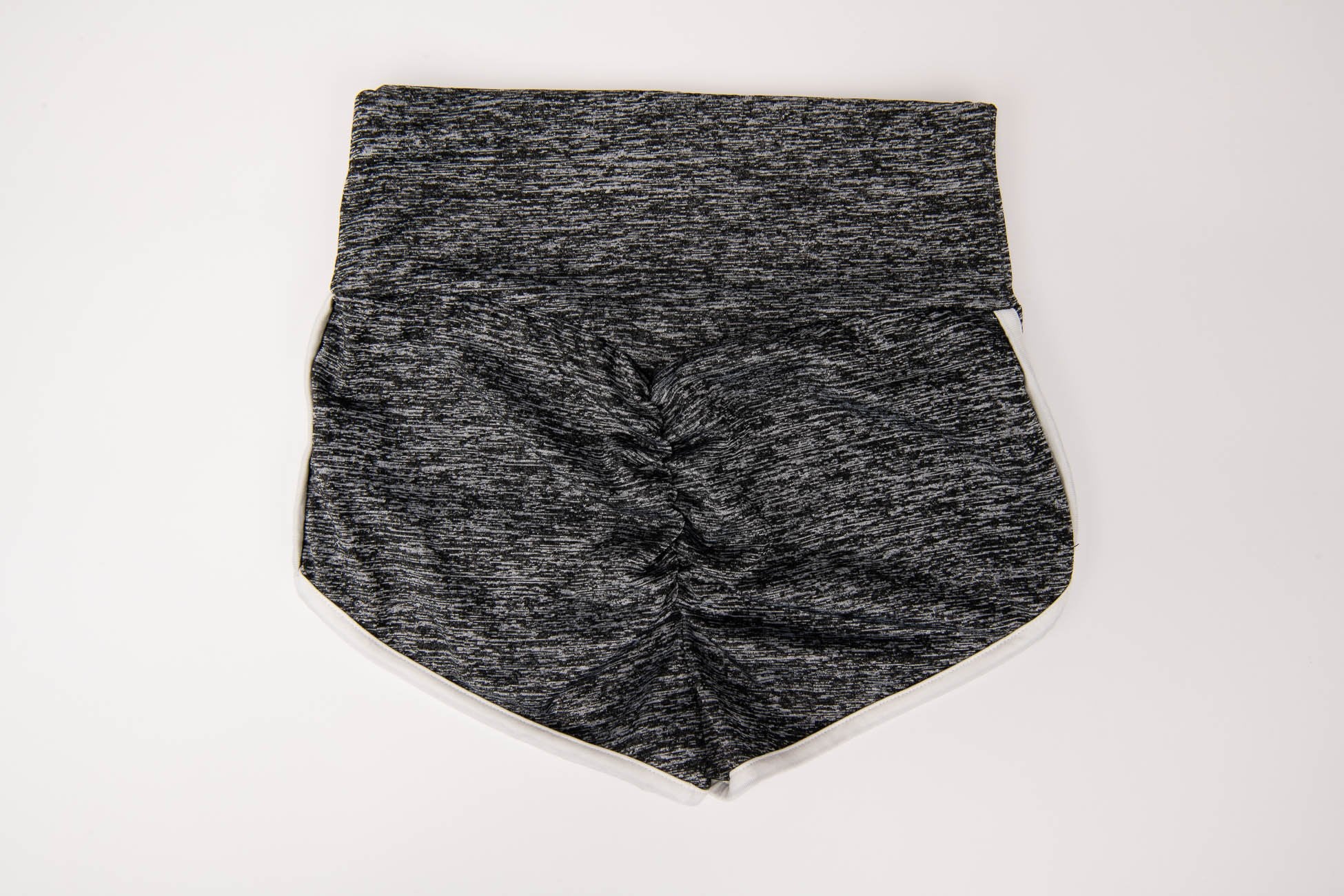 Charcoal Grey Scrunch Shorts