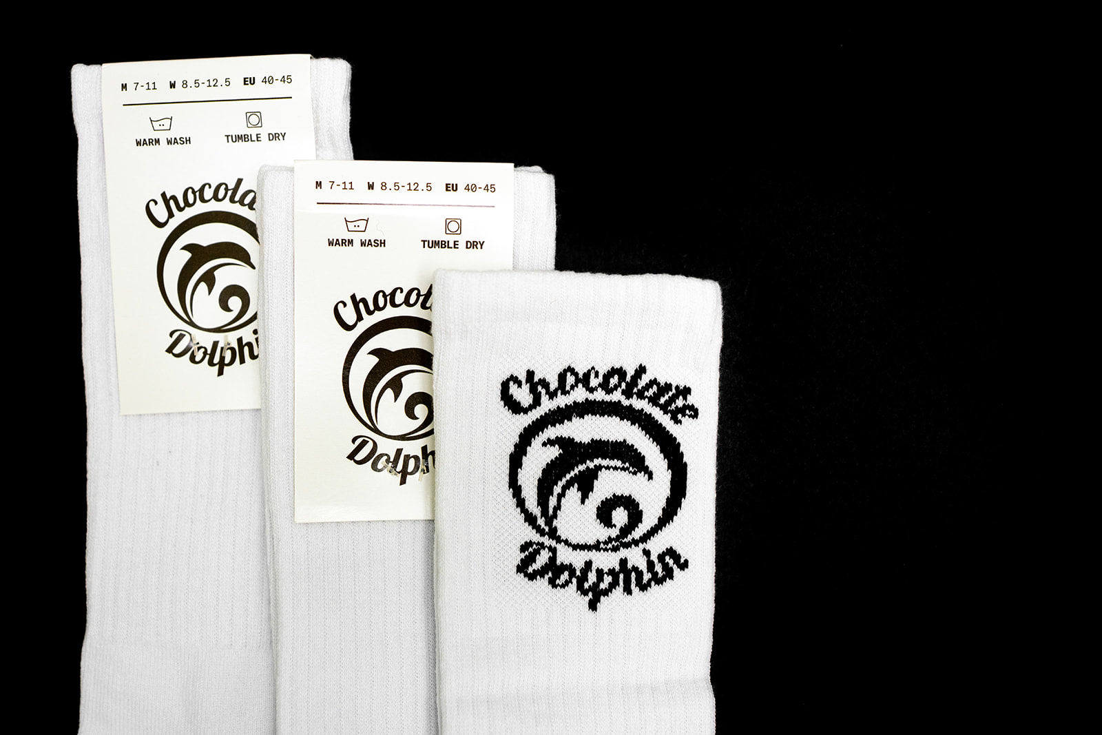 Chocolate Dolphin Tube socks